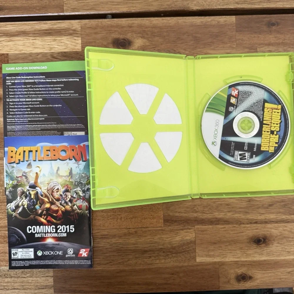 Borderlands: The Pre-Sequel (Xbox 360 2014) 2K Games Multiplayer Gunfight READ